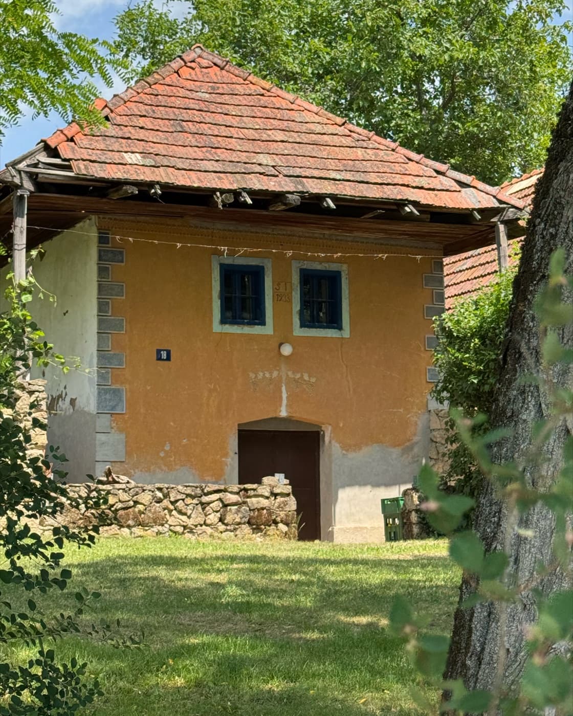 A traditional country cottage near Levice